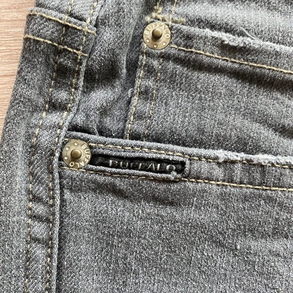 Vintage Buffalo Jeans David Bitton Driven Dyed Gray Men's Size 33x32 - Picture 5 of 15